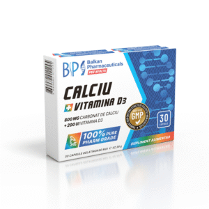 Calcium + Vitamin D3, 800mg|200IU, 30 caps
