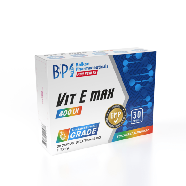 Vitamin E max, 400UI, 30 caps