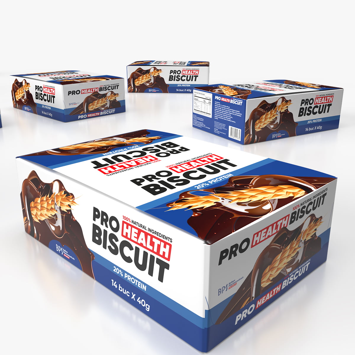 Protein Biscuits: 20% Protein, 40g