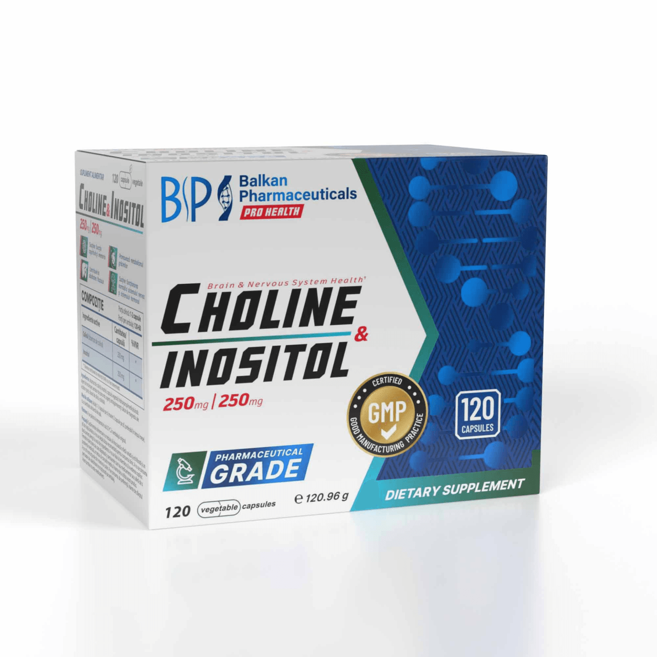 Choline & Inositol, 250mg|250mg, 120 caps