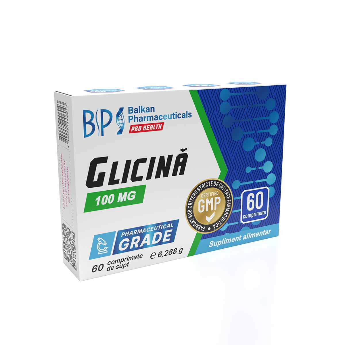 Glycine, 100mg, 60 tab