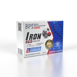 Iron CHELATE, 20mg, 60 tab